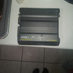 Kicker Car Stereo Amp and Clarion Stereo Amplifier 