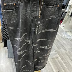 Purple jeans size 30, and 32