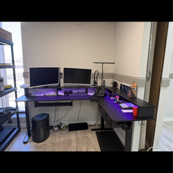 Adjustable electric standing desk