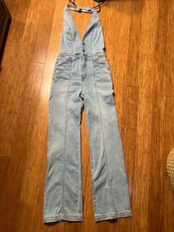 We the free Stratus Jumpsuit Light Denim