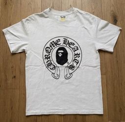 BAPE X CHROME HEART WHITE T-SHIRT