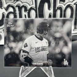2024 topps black and white Shohei Ohtani short print variation (confetti “)