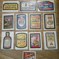 1960's-1970's Topps Chewing Gum Stickers (Very Collectible)