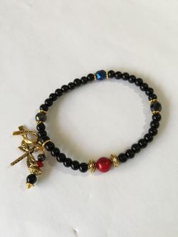 Handmade black onyx Bracelet!
