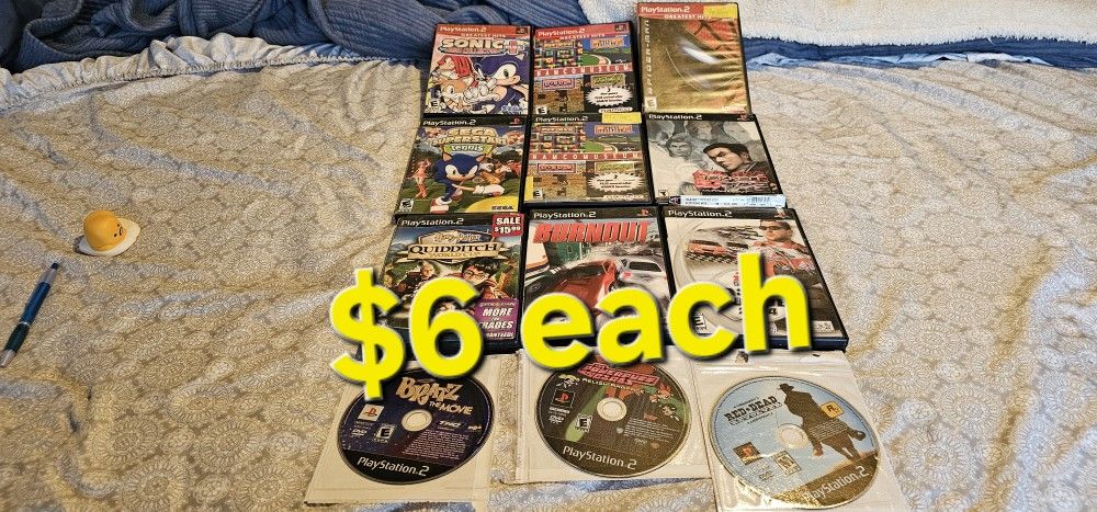Ps2 Games $6 π₯