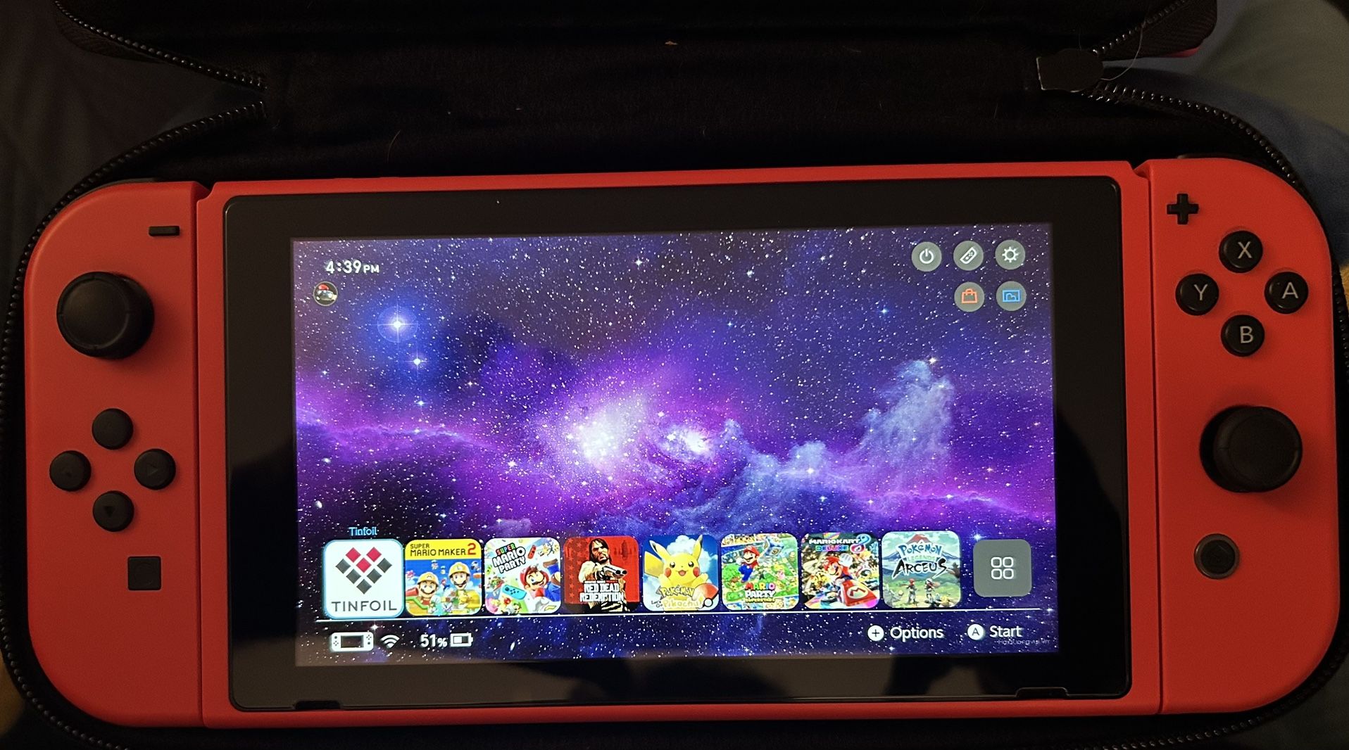 Mario Edition Nintendo Switch M0dded
