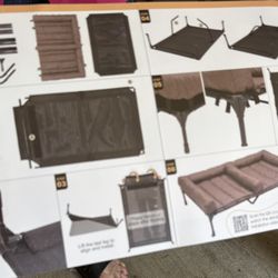 2-dog Pet Bed For Outside Or Inside