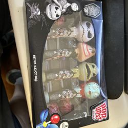 Disney, The Nightmare Before Christmas Pop Ups, Lollipops Tim Burton Set Of Four New In Box