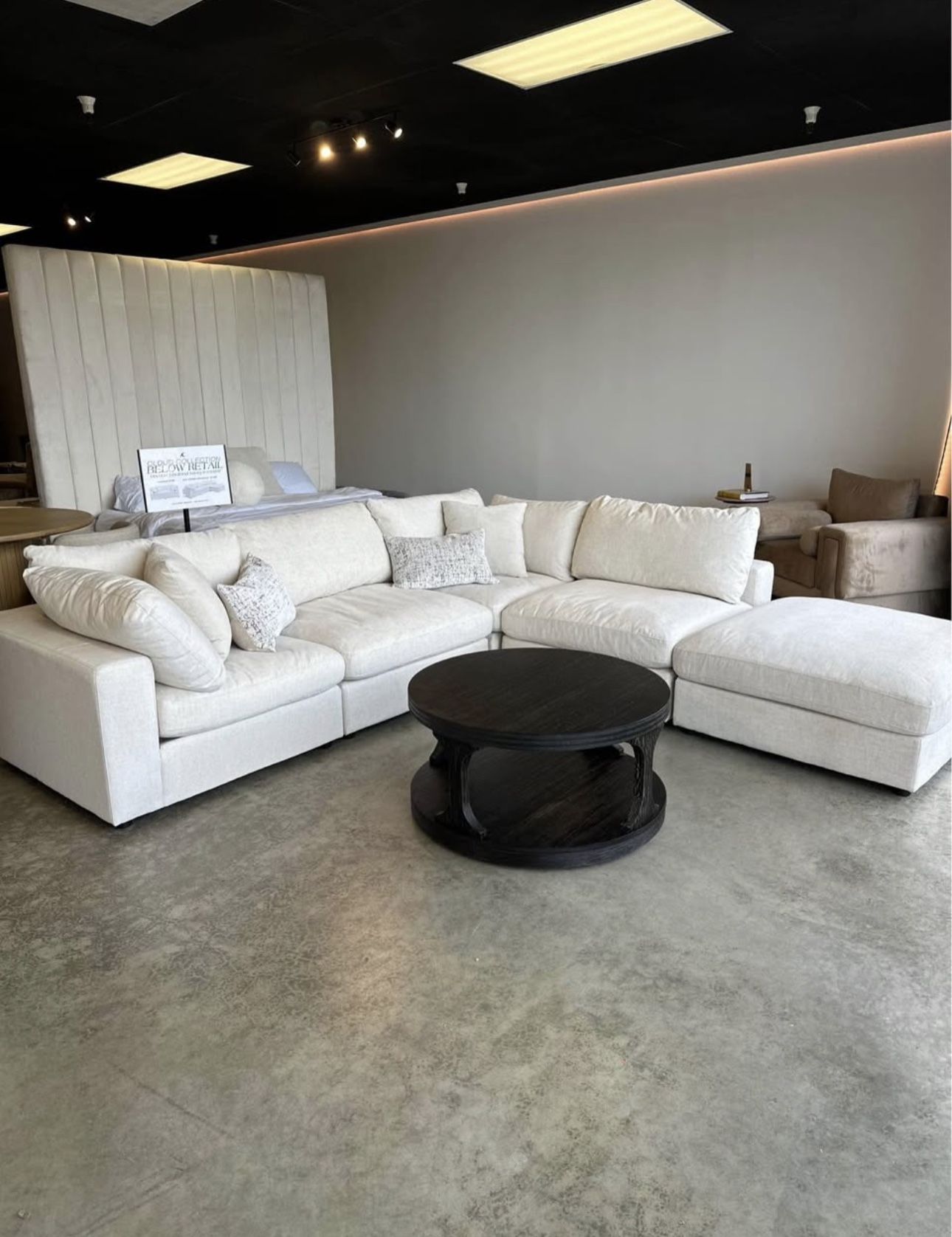 Modular Cloud Sectional Sofa Chaise For Living Room - NEW with Warranty