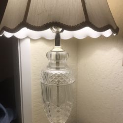 Antique Crystal Lamp