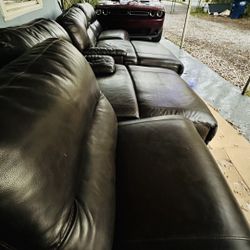 Leathe 4 Peace Sectional