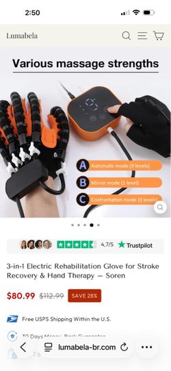 Rehabilitation Robot Glove Finger Exerciser