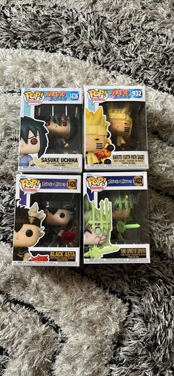 Naruto/black clover funko pops $7 each