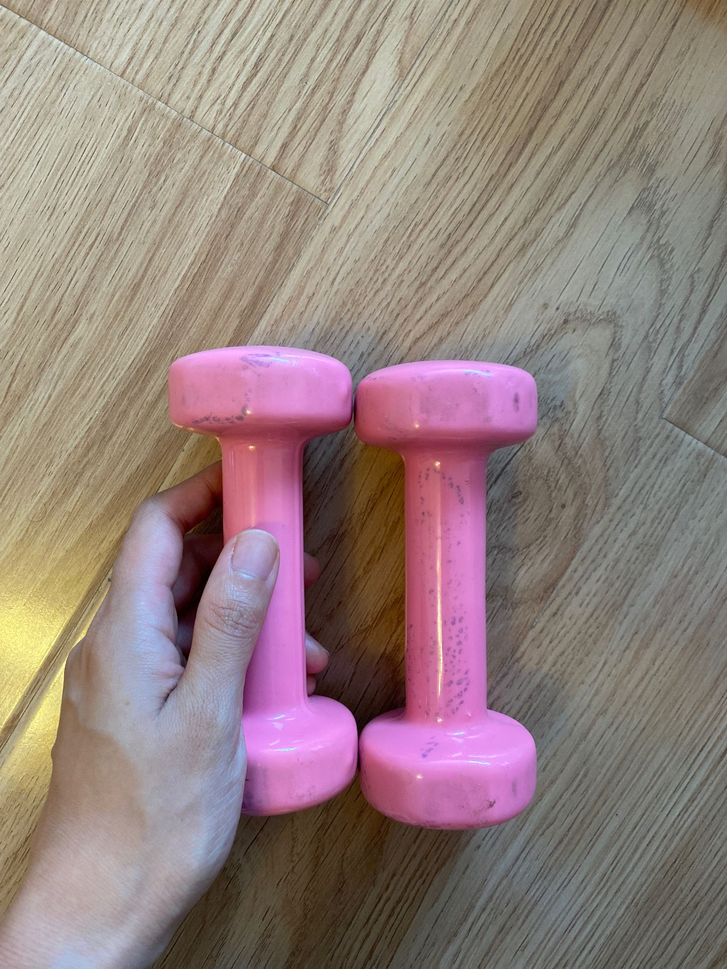 Pink small weights