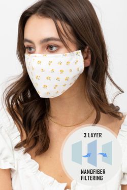 Floral Printed Reusable Washable Face Mask