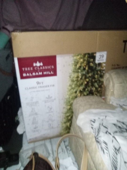 9 Foot Fake Tree Basalm Hill Fir Tree