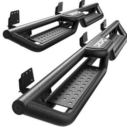 OEDRO 6 Inch Running Boards Compatible With 2019-2025 Dodge Ram 1500 Crew Cab New Body (Excl. 19-24 1500 Classic), Bolt-On Side Steps Steel Nerf Bar, 