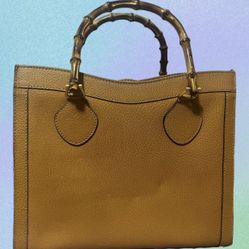 Gucci Diana Leather Tote Bag