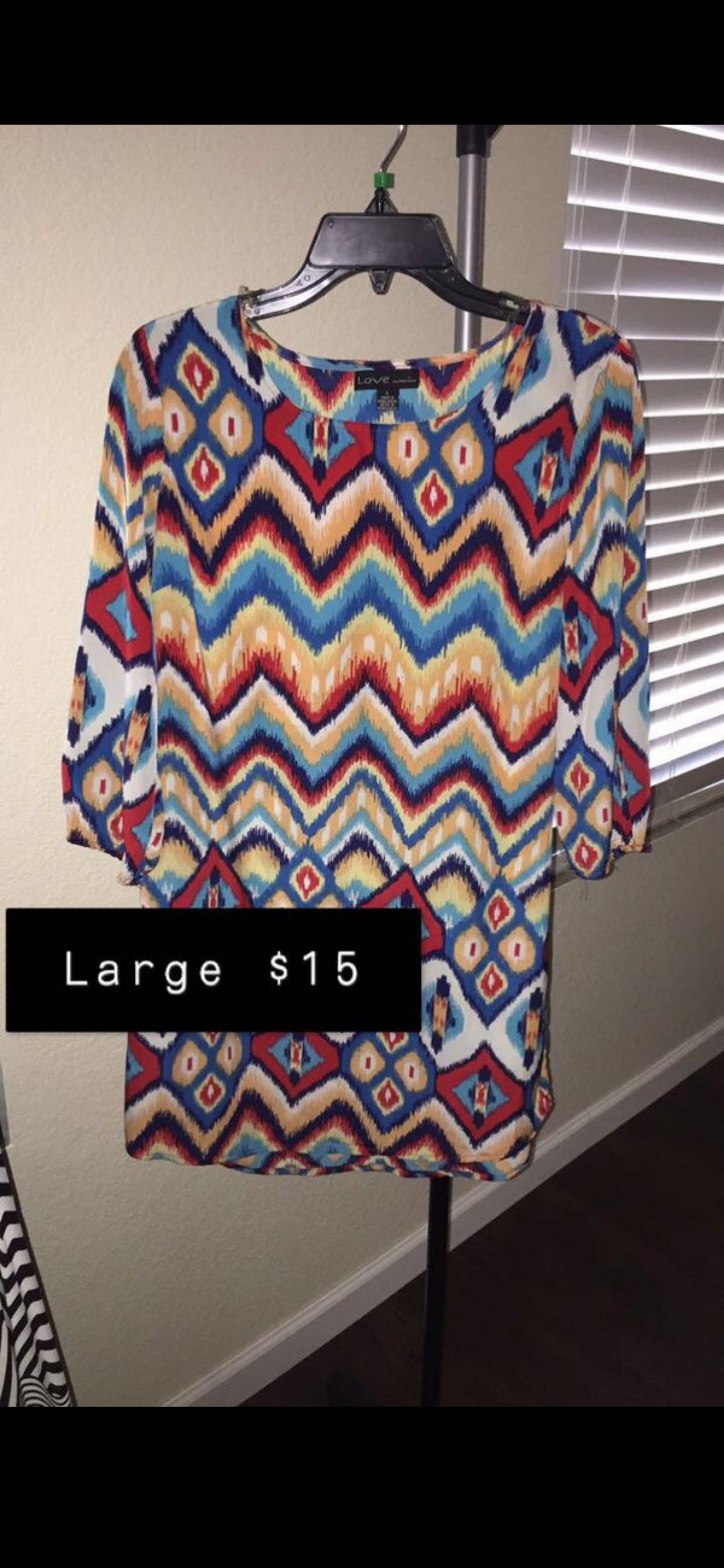 Tunic style shirt