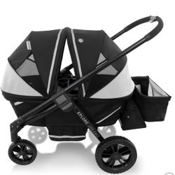 Evenflo Pivot Xplore Dreamz Stroller Wagon with Infant Car Seat Adapter - Jetsetter Black.  NEW!!!