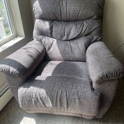 Gray Recliner Fold Out