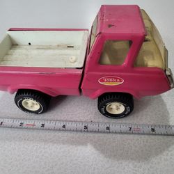 Vintage 1970’s ? TONKA  Steel Pink toy Pick-Up Truck 
