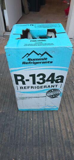 Brand New Unopened 30 pound cylinder of R134a Refrigerant