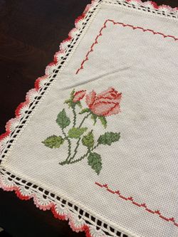 Table runner + place Matt