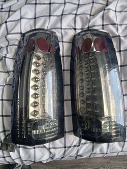Hecasa smoke LED tail lights designed for 1(contact info removed) Chevy Silverado and GMC Sierra trucks