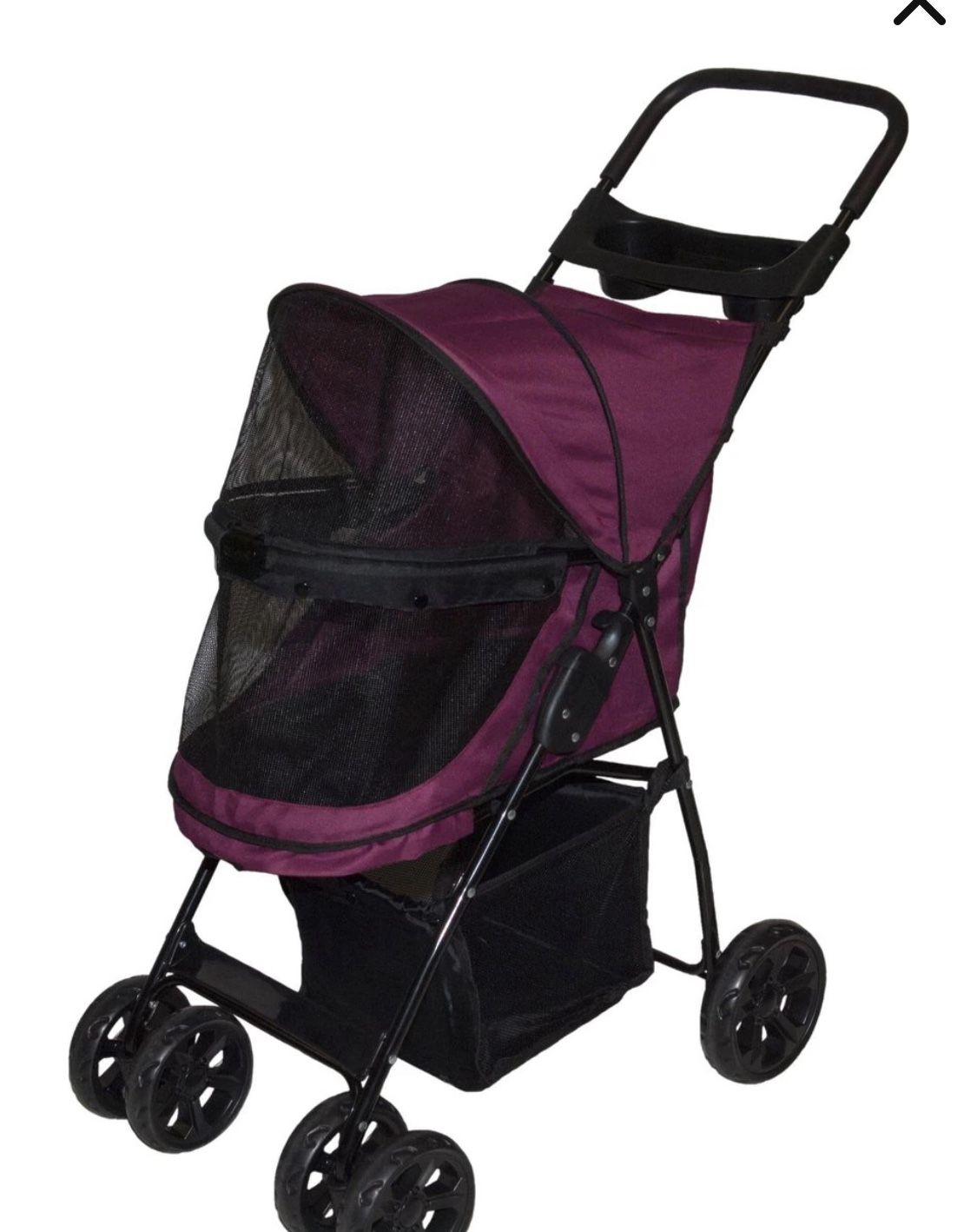 Pet Gear Happy Trails Lite No-Zip Pet Stroller, Boysenberry