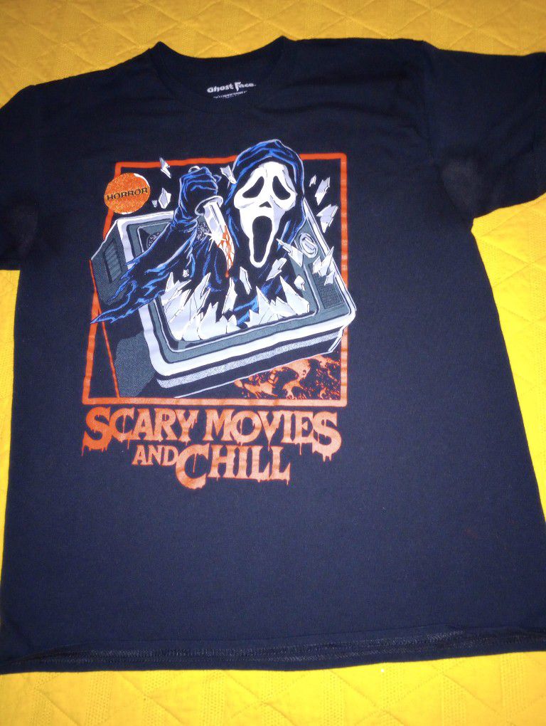 #45 • Men's T-shirt Size L • by Ghost Face