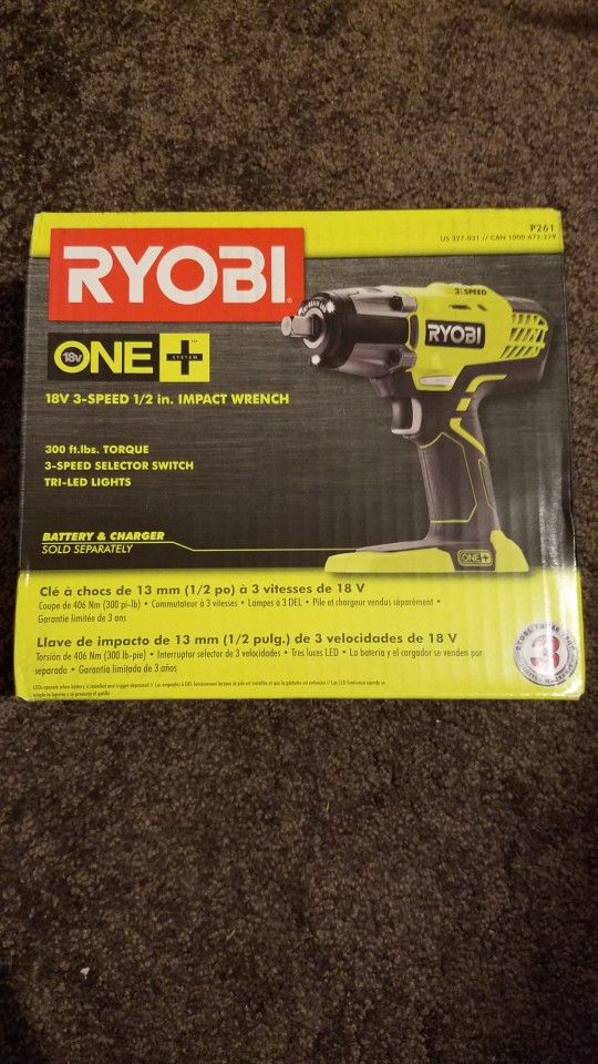 Ryobi 18v Impact Wrench