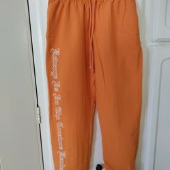 Revenge Official Orange Track Pants (Medium)