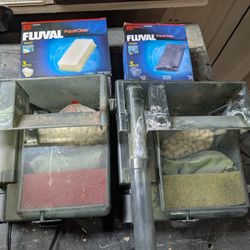 2 Aquaclear 70 Power Filters With Extra Media