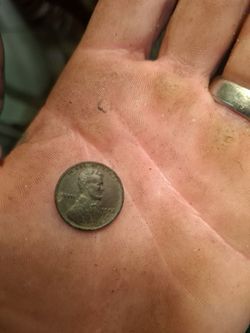 1952 D penny Rare coin with mint mark