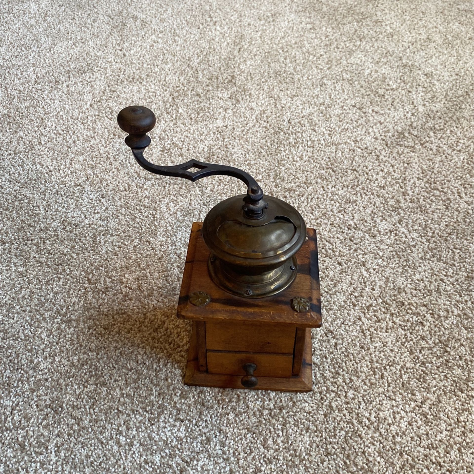 Antique French Coffee Grinder