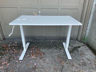 White Standing Desk