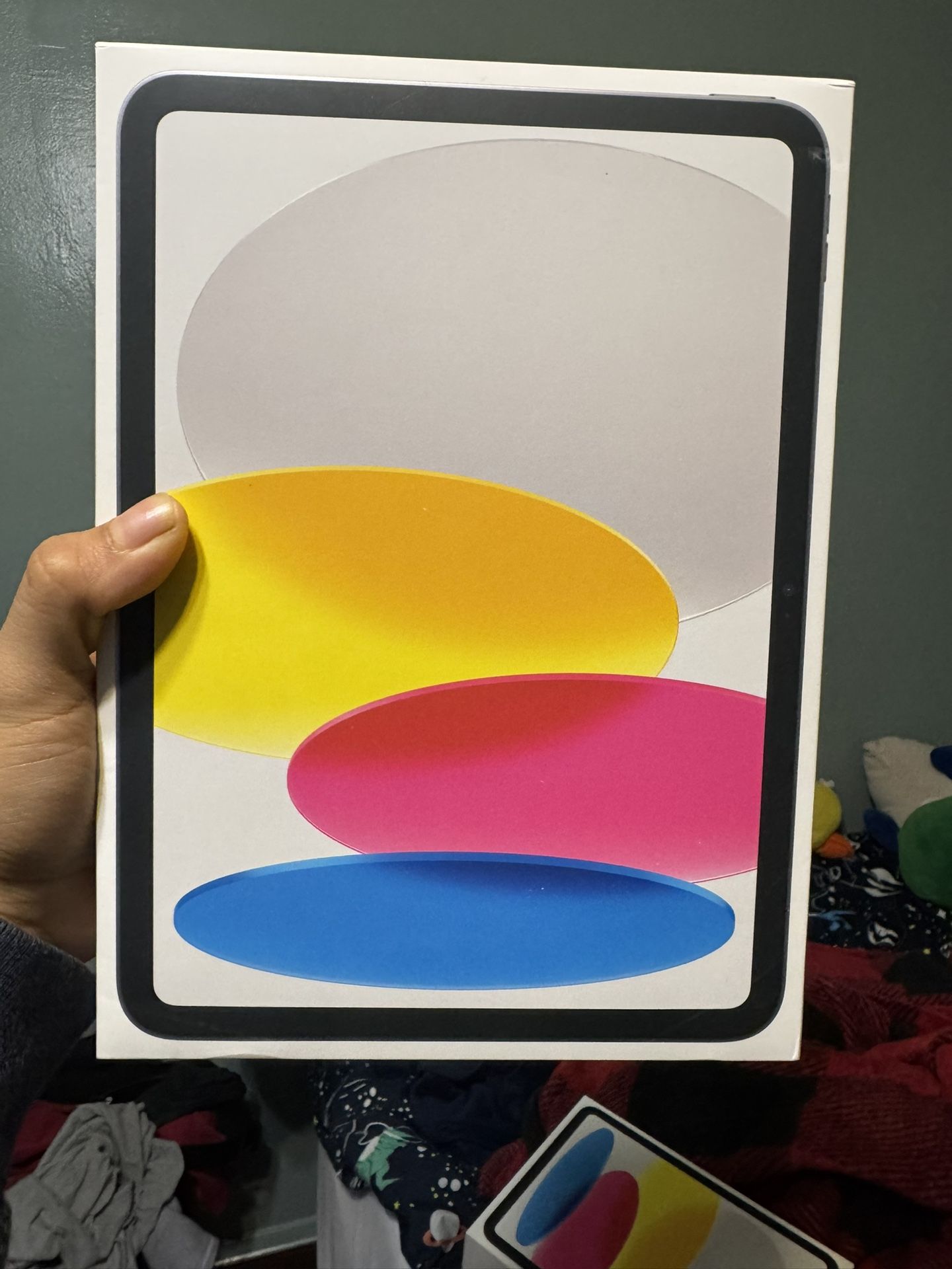 IPAD (A16) WIFI 128 SILVER AND BLUE