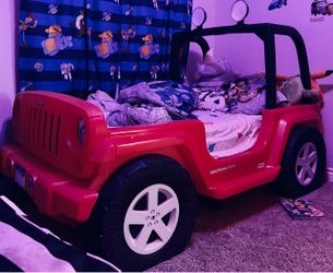 Little Tykes twin size jeep bed frame