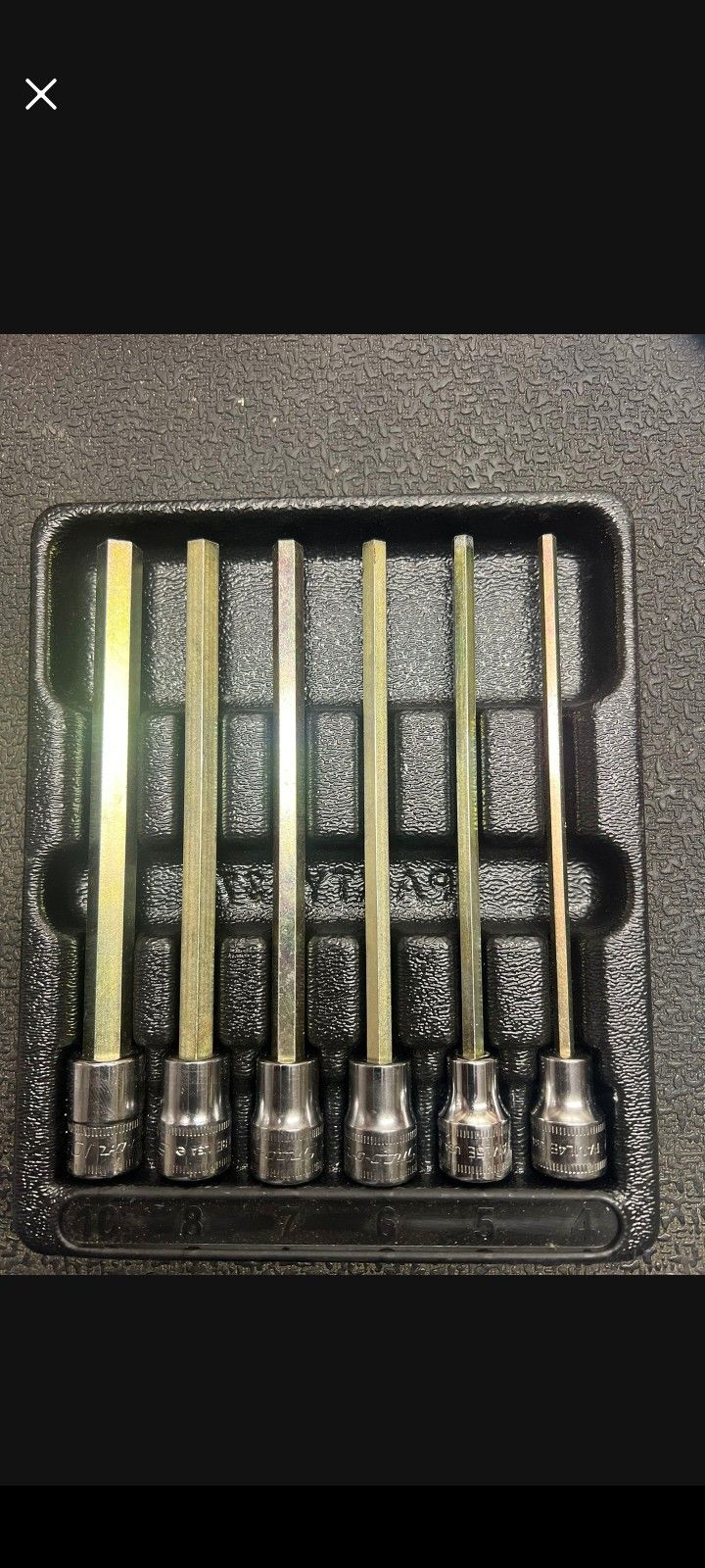 Snap On Hex Socket Metric Set 3/8 Drive
