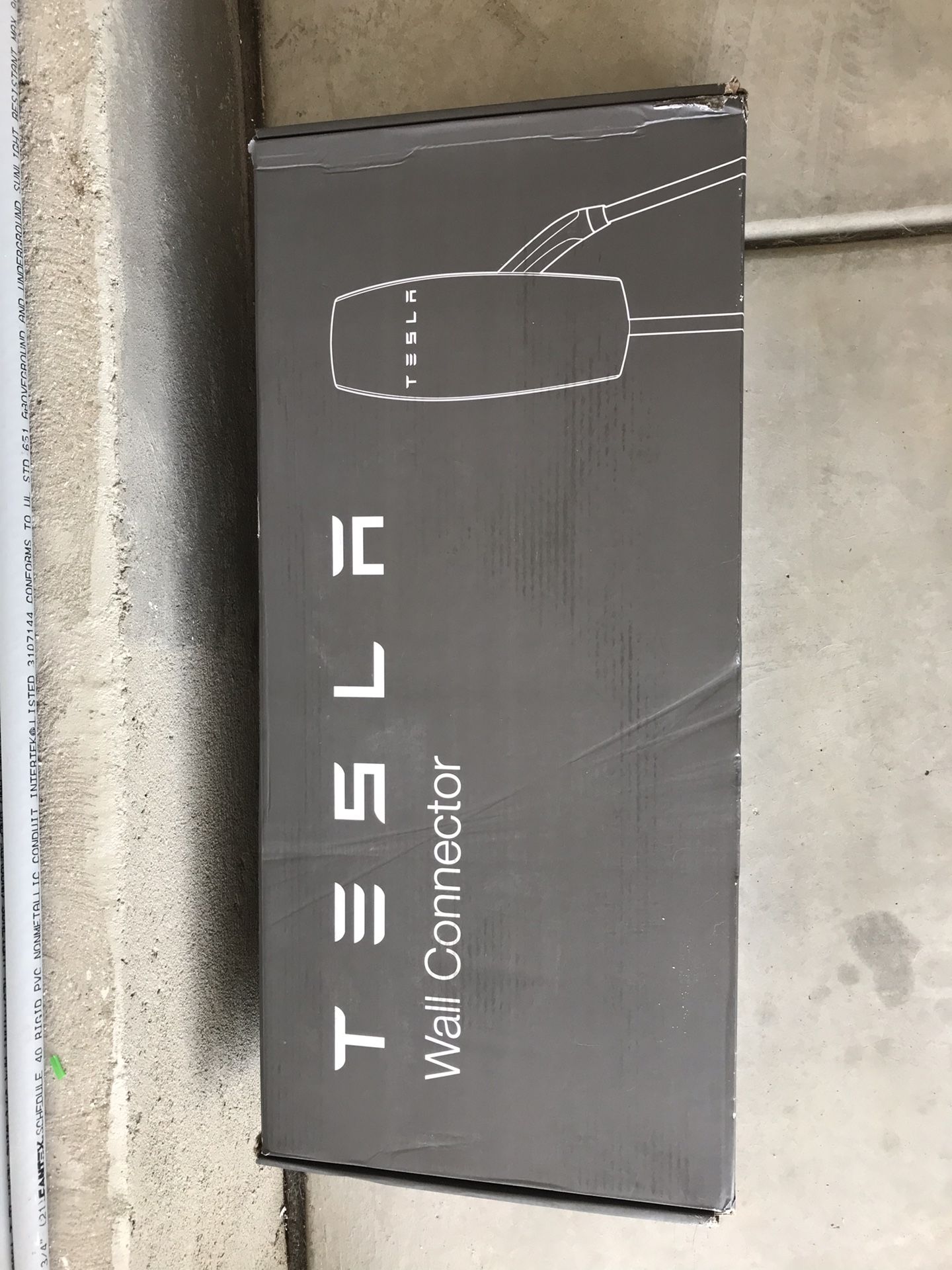 TESLA Wall Connector, Limited Edition Matte Black Elon Musk Signature