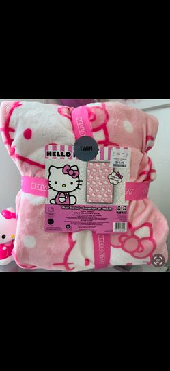 Twin Hello Kitty Blanket 