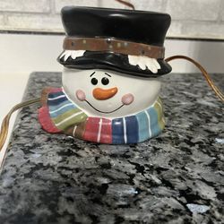 Snowman Wax Warmer Gold Canyon Candles Co