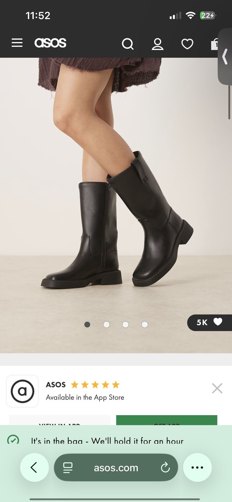 ASOS Black boots
