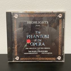 Highlights From The Phantom Of The Opera CD Album Soundtrack Vintage 80s 1987