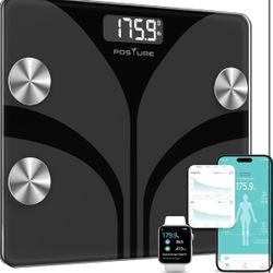 Brand: Posture Posture Scale for Body Weight, Digital Bathroom Smart Scale LED Display, 13 Body Composition Analyzer Sync Weight Scale BMl Health Moni