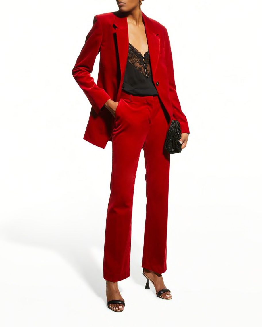 FRAME Velvet Mini Bootcut Pant