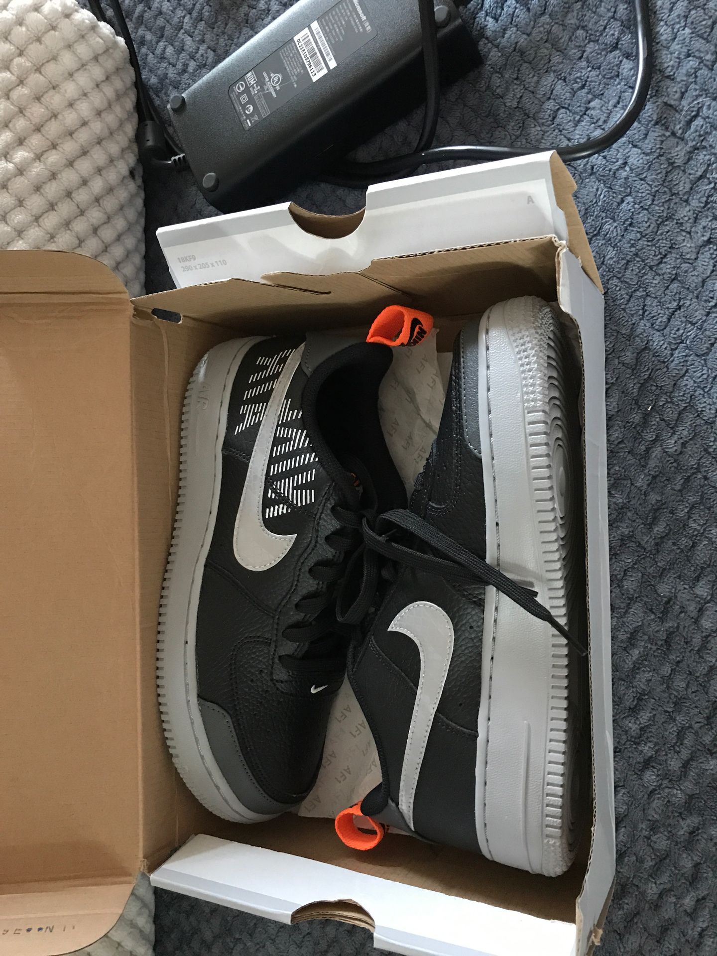 Black and Grey Air Force 1’s