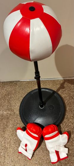 Adjustable Height Speed Bag with Gloves
