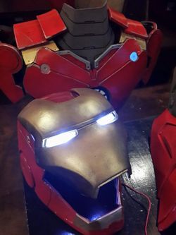 Ironman suite with helmet